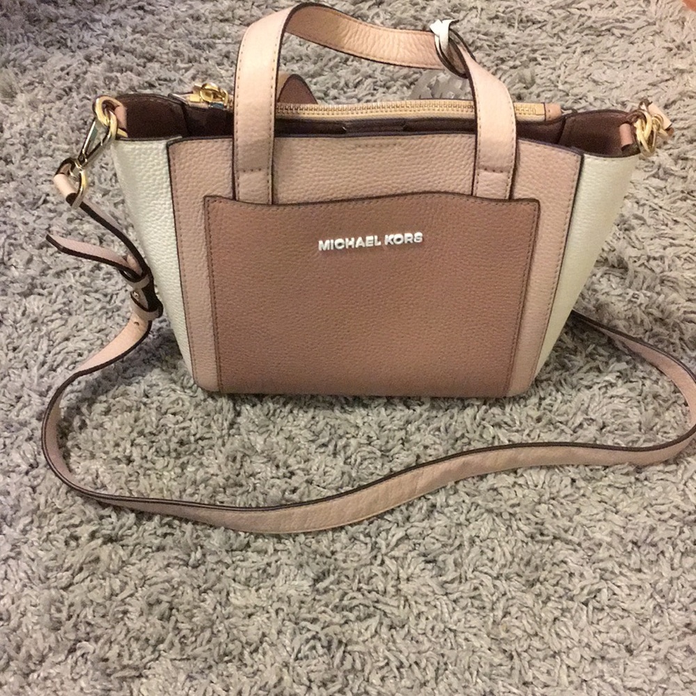 Genuine Leather Micheal Kors Crossbody Purse